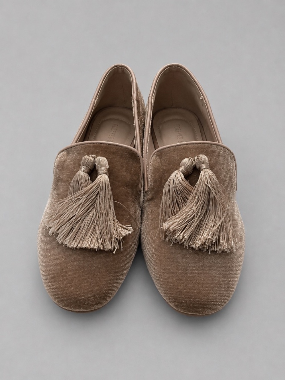 Rag & Co Velvet Loafers